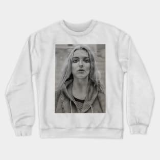 Jodie Comer portrait Crewneck Sweatshirt